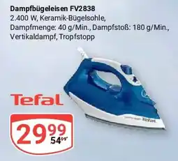 Globus Tefal Dampfbügeleisen FV2838 Angebot
