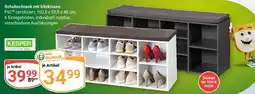 Globus Schuhschrank mit Sitzkissen Angebot