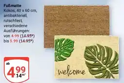 Globus Fußmatte Angebot