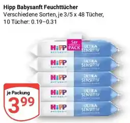 Globus Hipp Babysanft Feuchttücher Angebot