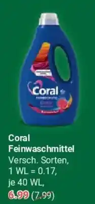Globus Coral Feinwaschmittel Angebot