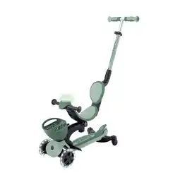 Netto Marken-Discount GLOBBER GO-UP BABY 360 LIGHTS salbei grün, mit Leuchtrollen und Leuchtmodul Angebot