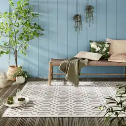 Netto Marken-Discount Outdoor-Teppich waschbar Grau-Beige 200 x 290 cm - STOUR Kadima Angebot
