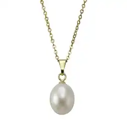 Netto Marken-Discount Fascination by Ellen K. Halskette Gold 333 mit Perle weiß 8-9mm Angebot