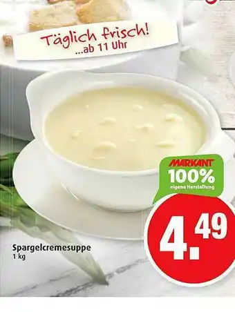 Markant Spargelcremesuppe Angebot