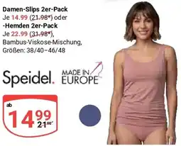 Globus Speidel Damen-Slips 2er-Pack oder Hemden 2er-Pack Angebot