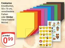 Globus Fotokarton oder Sticker Angebot