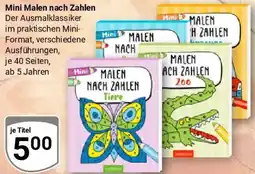 Globus Mini Malen nach Zahlen Angebot