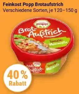 Globus Feinkost Popp Brotaufstrich Angebot