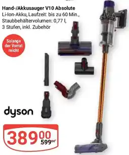 Globus dyson Hand/Akkusauger V10 Absolute Angebot