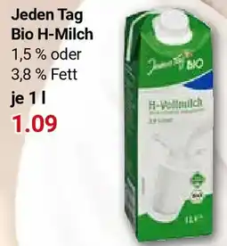 Globus Jeden Tag Bio H-Milch Angebot