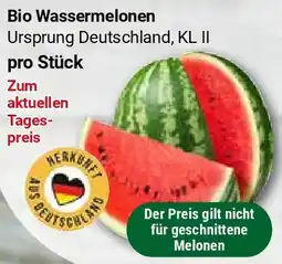 Globus Bio Wassermelonen Angebot