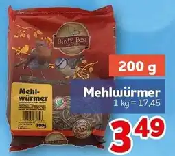 CENTERSHOP Bird's Best Mehlwürmer Angebot