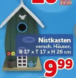 CENTERSHOP Nistkasten versch. Häuser Angebot