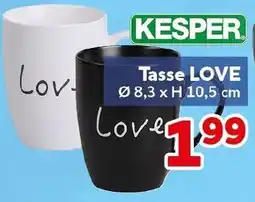 CENTERSHOP KESPER Tasse LOVE Angebot