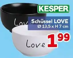 CENTERSHOP Schüssel LOVE Angebot