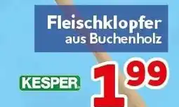 CENTERSHOP Fleischklopfer aus Buchenholz KESPER Angebot