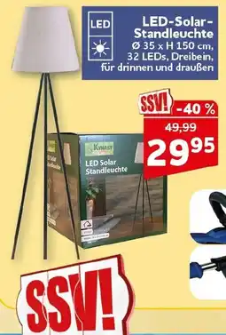 CENTERSHOP KYNAST LED Solar Standleuchte Angebot