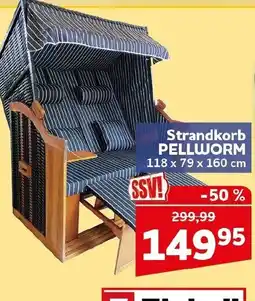 CENTERSHOP Strandkorb PELLWORM Angebot