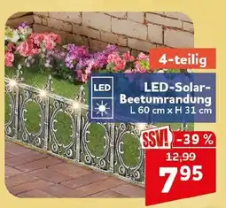 CENTERSHOP LED-Solar-Beetumrandung Angebot