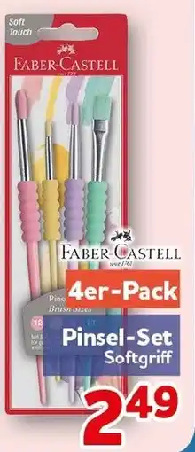 CENTERSHOP Faber-Castell Pinsel-Set Softgriff Angebot