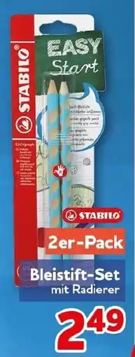 CENTERSHOP STABILO Bleistift-Set mit Radierer Angebot