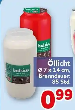 CENTERSHOP Öllicht bolsius Angebot