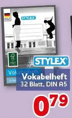 CENTERSHOP STYLEX Vokabelheft Angebot