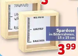 CENTERSHOP Spardose im Bilderrahmen Angebot