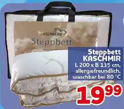 CENTERSHOP Steppbett KASCHMIR Angebot