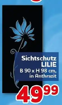 CENTERSHOP Sichtschutz LILIE Angebot