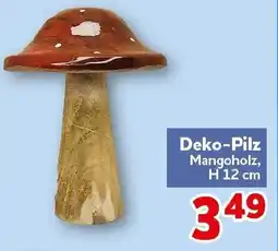 CENTERSHOP Deko-Pilz Mangoholz Angebot