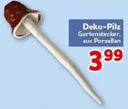 CENTERSHOP Deko-Pilz Gartenstecker, aus Porzellan Angebot
