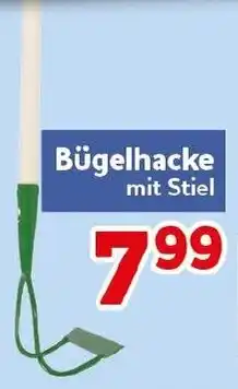 CENTERSHOP Bügelhacke mit Stiel Angebot