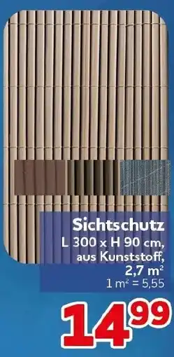 CENTERSHOP Sichtschutz Angebot