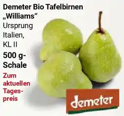 Globus Demeter Bio Tafelbirnen ,,Williams" Angebot