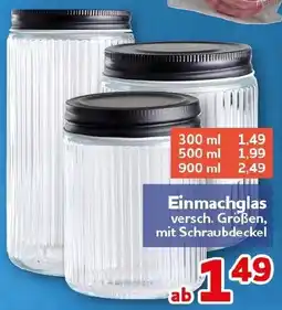 CENTERSHOP Einmachglas Angebot