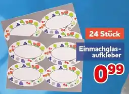 CENTERSHOP Einmachglas-aufkleber Angebot