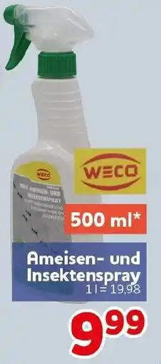 CENTERSHOP WECO Ameisen- und Insektenspray Angebot