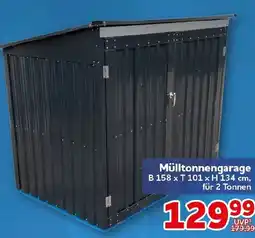 CENTERSHOP Mülltonnengarage Angebot
