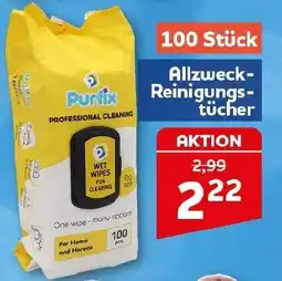 CENTERSHOP Purifix Allzweck-Reinigungstücher Angebot