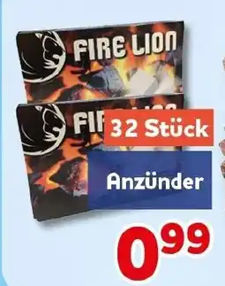 CENTERSHOP FIRE LION Anzünder Angebot