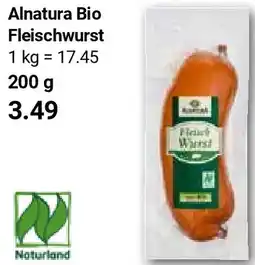 Globus Alnatura Bio Fleischwurst Angebot