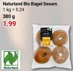 Globus Naturland Bio Bagel Sesam Angebot