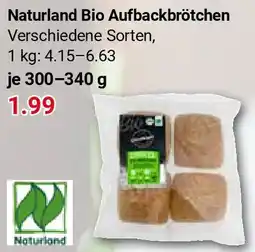 Globus Naturland Bio Aufbackbrötchen Angebot