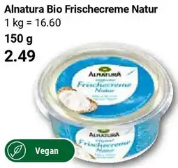 Globus Alnatura Bio Frischecreme Natur Angebot