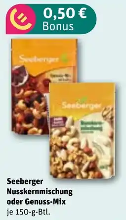 REWE Seeberger Nusskernmischung oder Genuss-Mix Angebot