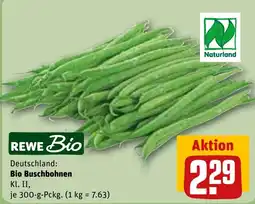 REWE REWE Bio Bio Buschbohnen Angebot