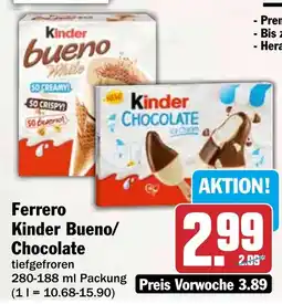 HIT Ferrero Kinder Bueno/Chocolate Angebot