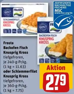 REWE Frosta Backofen Fisch Knusprig Kross Angebot